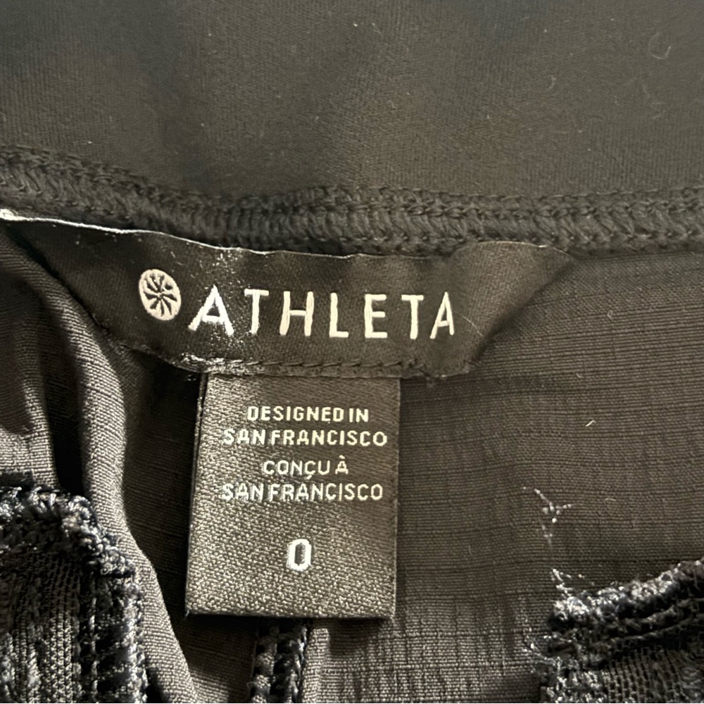 Athleta Trekkie North High Rise Jogger Black Travel Hiking Pants Women’s Size 0 - Picture 6 of 8